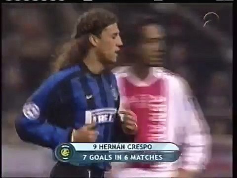 12.11.2002 - 2002-2003 UEFA Champions League Group D Matchday 6 AFC Ajax 1-2 Inter Milan