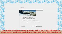 READ ONLINE  The Policy Driven Data Center with ACI Architecture Concepts and Methodology Networking