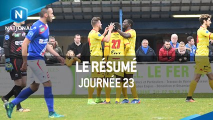 Championnat National : tous les buts de la 23e journée (2016-2017)