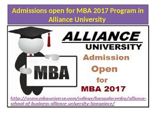 Alliance School of Business - Alliance University Bangalore