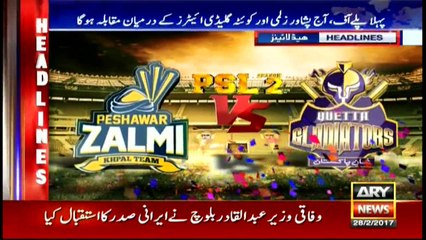 Headlines 1700 28th February 2017