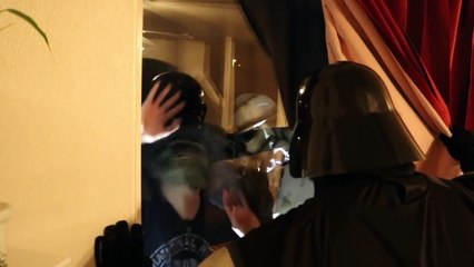 Star Wars Darth Vader vs Zombies In Real Life Superhero Movie!