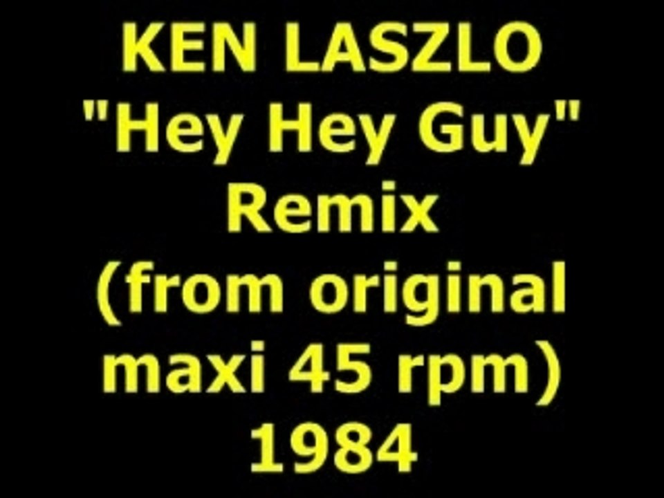 KEN LASZLO  "Hey Hey Guy"  Maxi 45 rpm