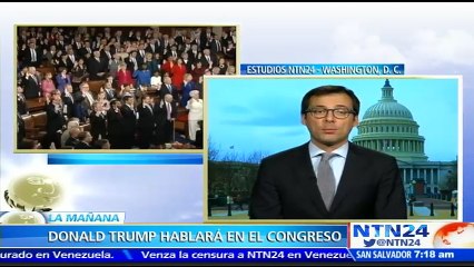 Donald Trump hablará por primera vez ante la sesión conjunta de las dos cámaras del Congreso