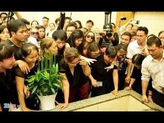 Nghẹn ngào giây phút đưa Minh Thuận xuống lò thiêu