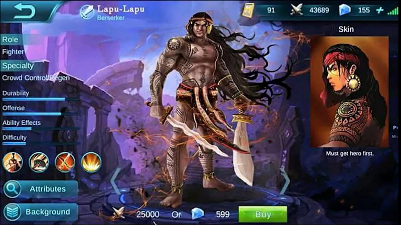 Mobile Legends (Yeni Şampiyon ) New Hero :  #Lapu-Lapu