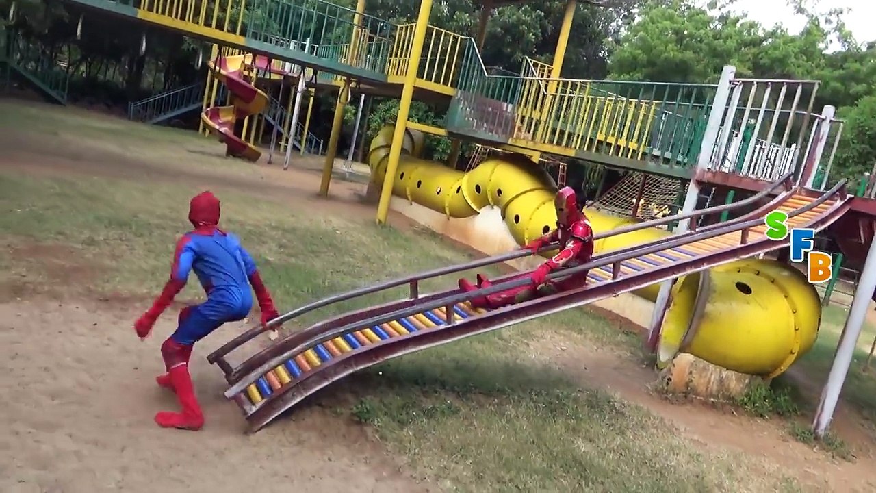 Ironman Vs Batman Vs Spiderman - SuperHero Real Life Fight And Battle Funny Videos For Chi