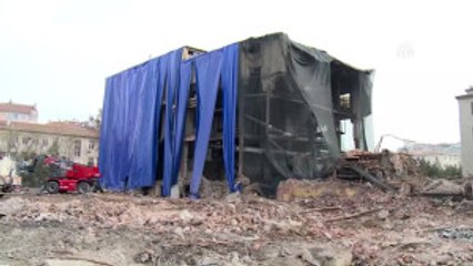 Maltepe Havagazı Fabrikası'ndaki Yıkım Işlemi