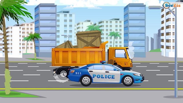 Мультики про Машинки Полицейская Машина Супер Дорожный Патруль - Погоня Герои в Городке Машинок