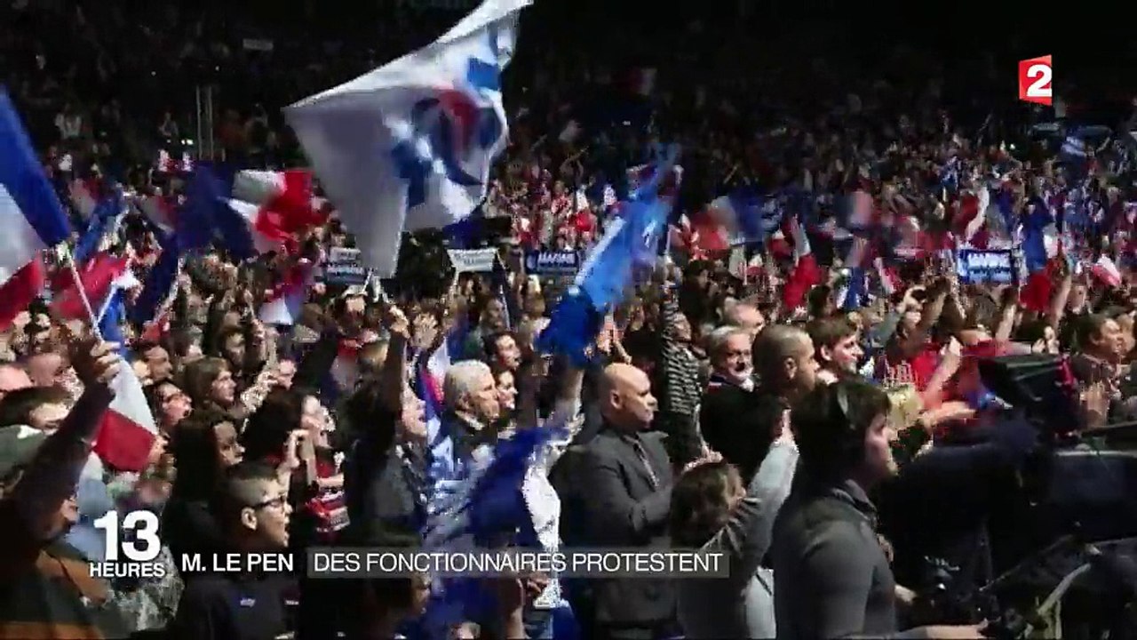 Marine Le Pen : des fonctionnaires protestent