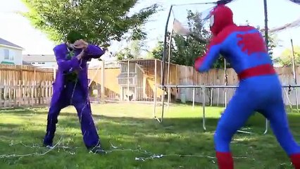 Spiderman vs Joker - Real Life Superhero Battle | Death Match!