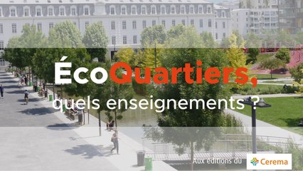 EcoQuartiers, quels enseignements ?