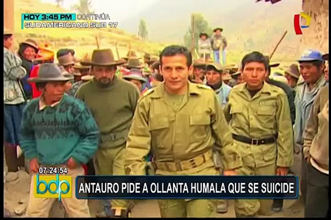 Antauro a Ollanta Humala: "Suicídate, es lo que te tocaría hacer"