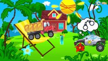 Camión - Dibujos animados de Coches - Camiónes infantiles - Carritos para niños