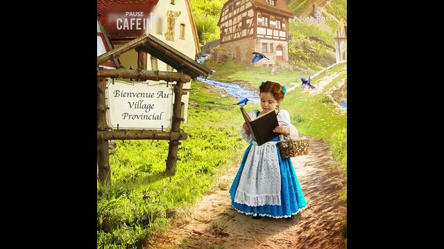 Ce photographe réalise un shooting photo « La Belle et la Bête » pour sa fille : un joli cadeau