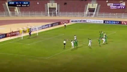 Mehdi Rajabzadeh Penalty Goal - Zob Ahan 1-1 Al Ahli SC 28.02.2017
