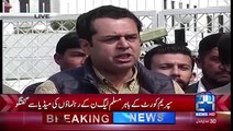 PMLN Leaders Media Talk Outside SC - 28th February 2017