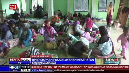 Korban Banjir Bandang di Tegal Mengungsi di Masjid