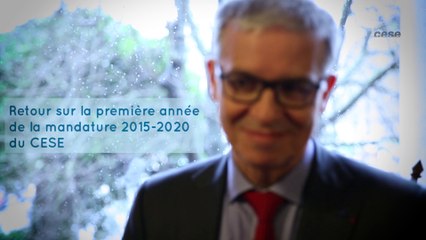 Retour sur la première année de mandature du CESE - 2015-2020