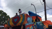 Anthony Davis and DeMarcus Cousins Celebrate Mardi Gras