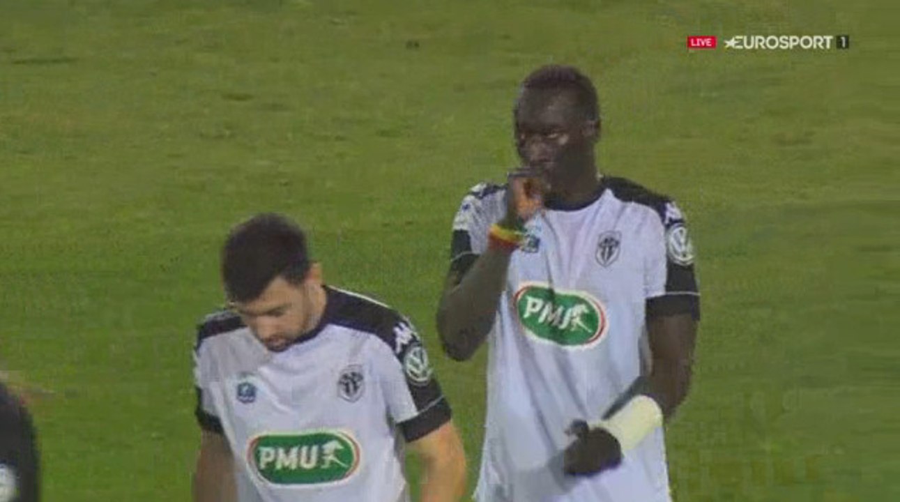 But de Famara Diedhiou - Bastia CA 0-1 Angers SCO - (28/02/2017) / COUPE DE FRANCE 2017