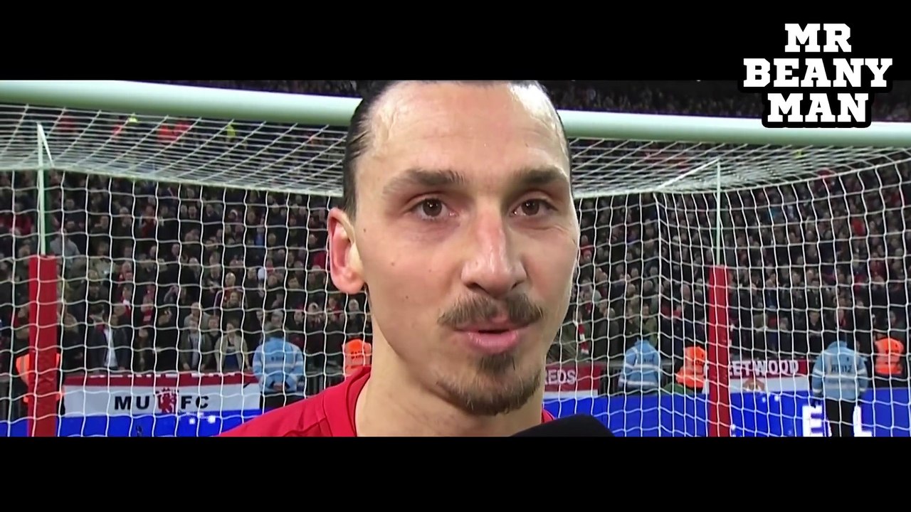 Manchester United 3-2 Southampton - Zlatan Ibrahimovic Post Match Interview - EFL Cup Final