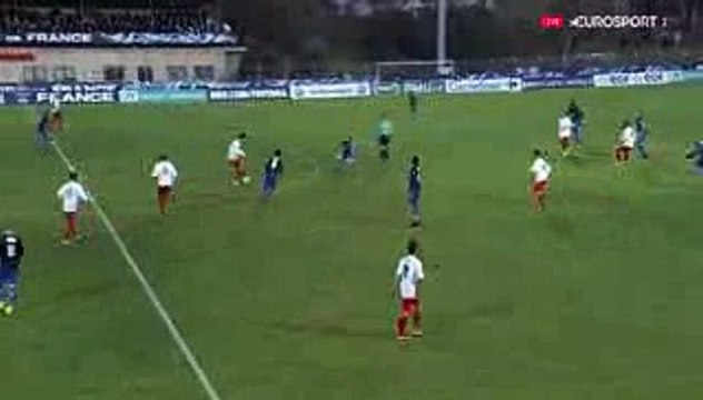Neupocoussek Mendy Goal - EFC Fréjus-St-Raphaël 1-0 AJ Auxerre 28.02.2017 (HD)