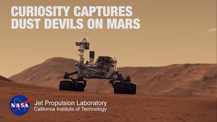 Dust Devils On Mars Seen by NASA's Curiosity Rover