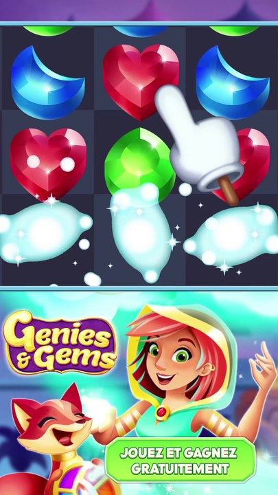Genies et Gems, jeu gratuit plein de bijoux et de pierres précieuses