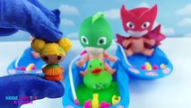 PJ Máscaras de Muñecas del Bebé del Juego de Pretender Limo Juguete Sorpresas Aprender los Colores[BB]