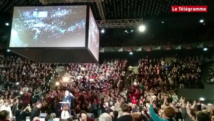 Brest. Près de 3.000 personnes au meeting de Mélenchon (Le Télégramme)