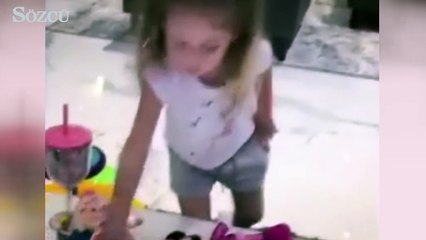 Acun Ilıcalı'nın 4 Yaşındaki Kızı Çatır Çatır İngilizce Konuşuyor