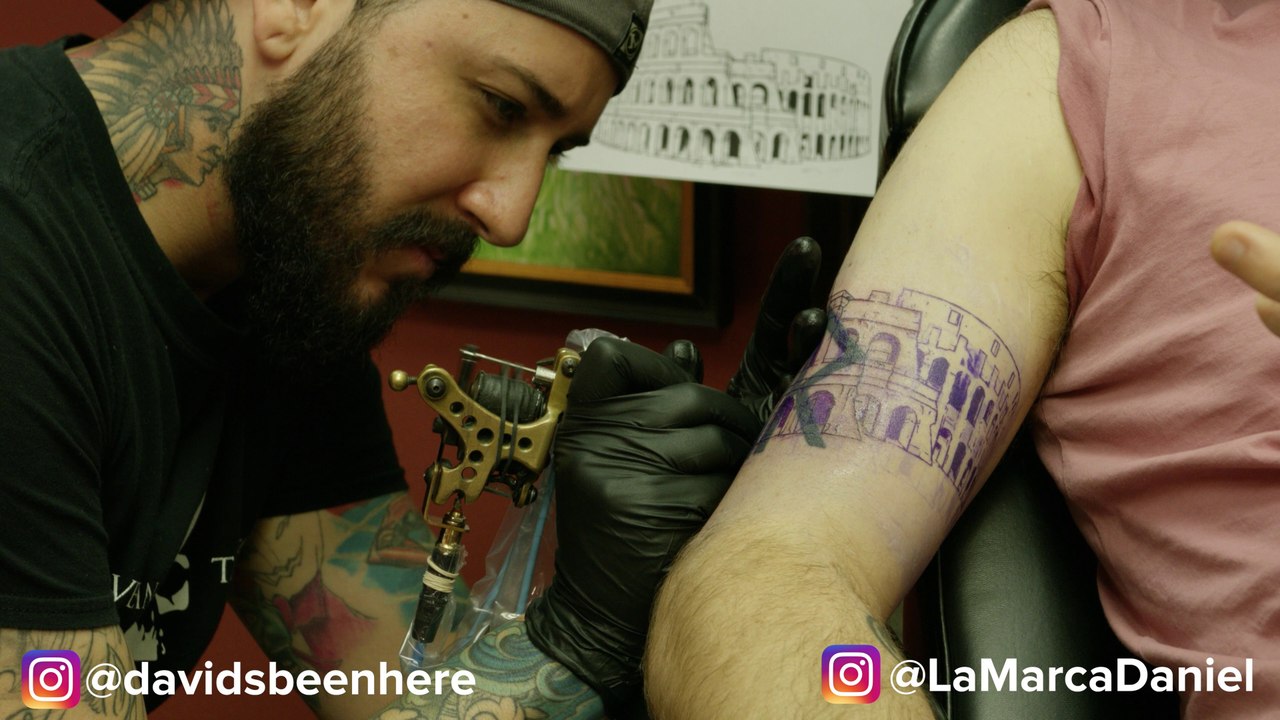 Getting a Tattoo at Grove Ink