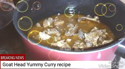 Goat Head Yummy Curry recipe 3