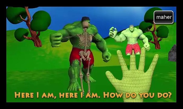Hulk Vs Skeleton Finger Family Epic Battles Nursery Rhymes For Kids Songs