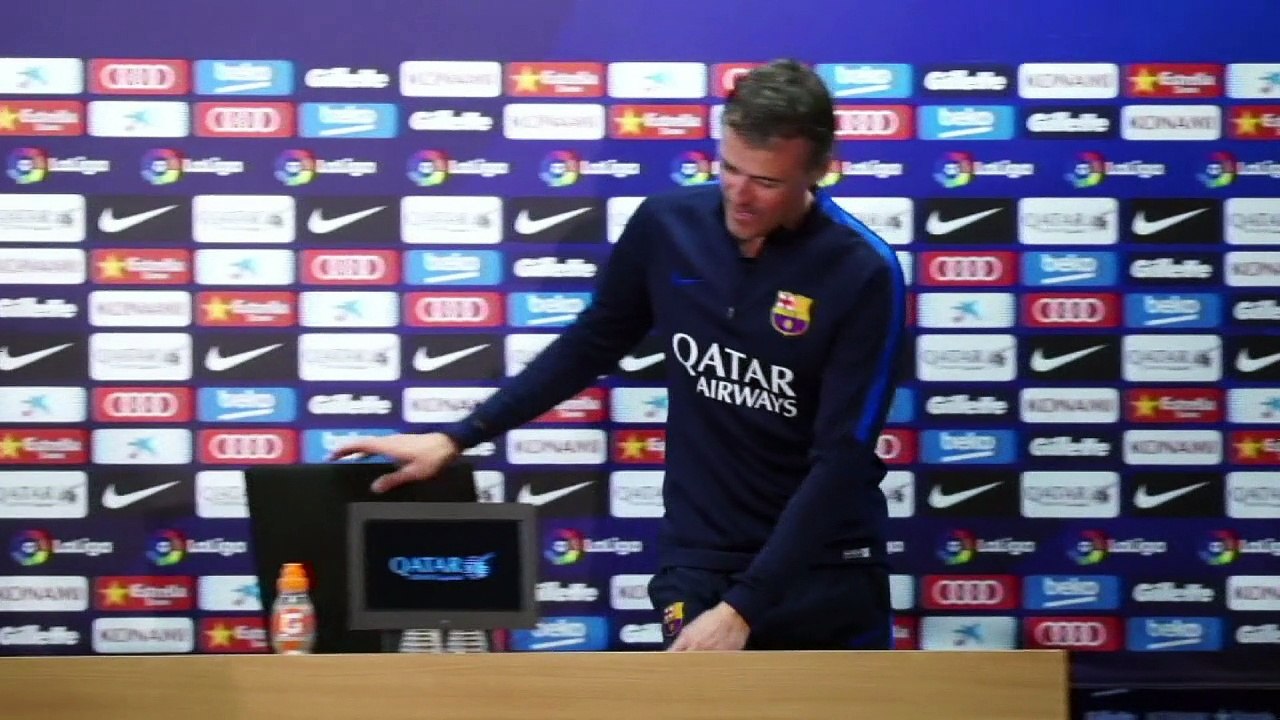 Luis Enrique admite que el Barça depende de Messi
