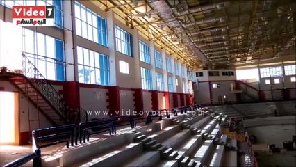 تشييد صالة رياضية مغطاة بمواصفات عالمية.. تضم 3 طوابق على مساحة 20 فدانا