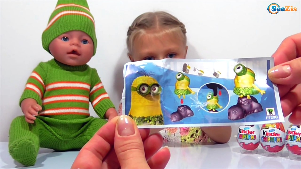 ✔ Кукла Беби Борн и Ярослава открывают Шоколадные Яйца с Сюрпризом. Baby Born / Surprise Eggs ✔