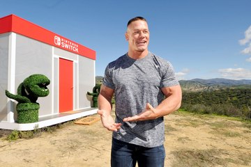 WWE Superstar John Cena Tackles New Nintendo Switch In The Desert