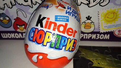 Киндер Сюрприз Спорт на русском языке.Unboxing Kinder Surprise Eggs