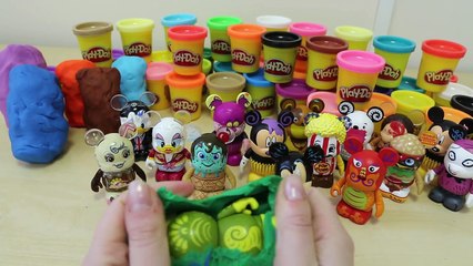 50 Play Doh Surprise Eggs - Disney, Minions, Spongebob, Toy Story, Hello Kitty, Peppa Pig