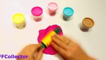 5 Hands Learn Colours Daddy Finger Collection | Play Doh Finger Nursery Rhyme Songs Compilation