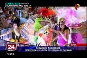 Carnaval de Río de Janeiro: se registra un segundo accidente durante desfile