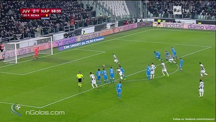Paulo Dybala Second Goal Juventus 3-1 Napoli  28-02-2017 HD