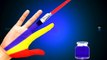 Body Painting Learning Colors Video for Children | Paint Colors Finger Learn Colours