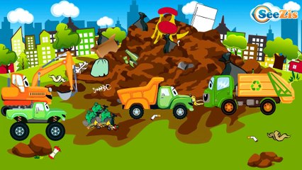EL TRACTOR - Tractor y Camiónes - Carritos Para Niños - Caricaturas de Coches - Dibujos animados