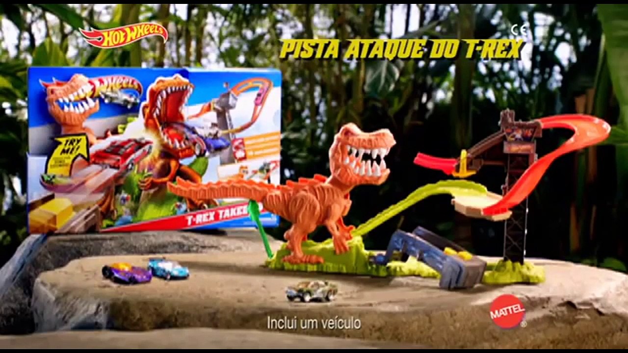 Hot Wheels Pista Ataque Do T-Rex TV Full HD Commercial 2016