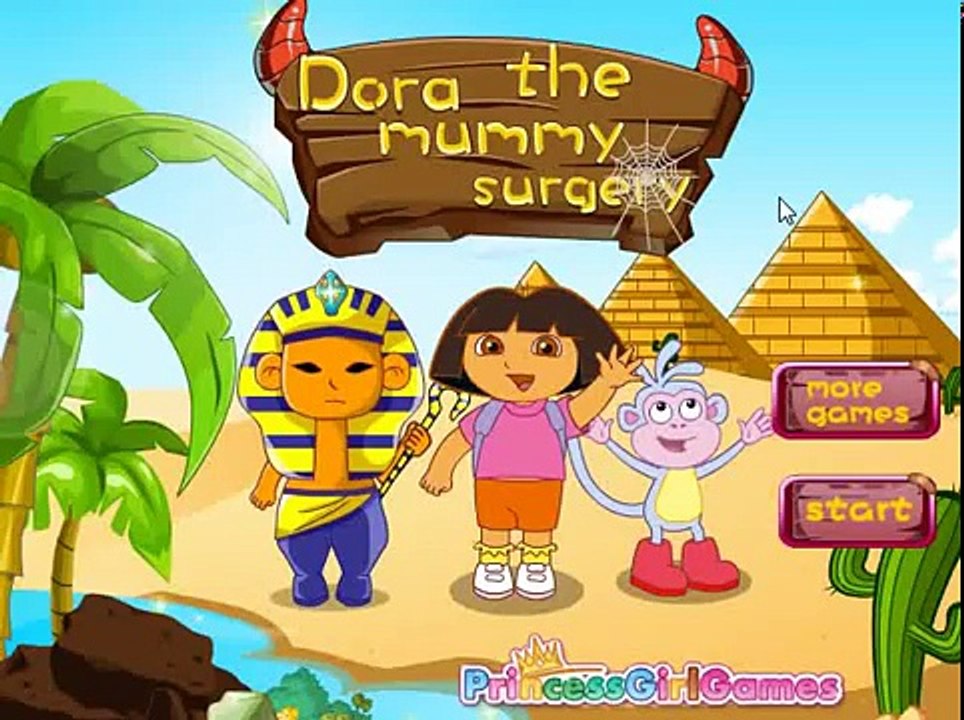 Dora The Mummy Surgery - Awesome Dora the Explorer game for kids