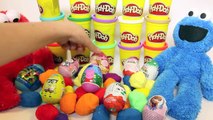 PLAY DOH EGGS PEPPA PIG MICKEY MOUSE MINNIE MOUSE FROZEN PRINCESS SURPRISE EGGS TOYS