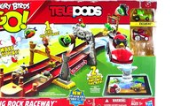 ANGRY BIRDS GO! Pig Rock Raceway - TELEPODS Unboxing, Review & Demo!